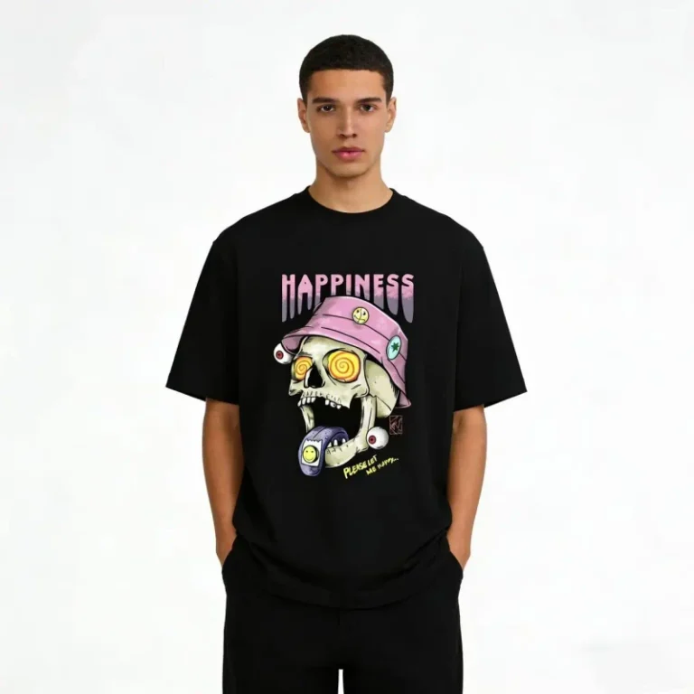Custom-printed-220gsm-Unisex-Casual-Solid-color-Short-sleeve-T-shirt