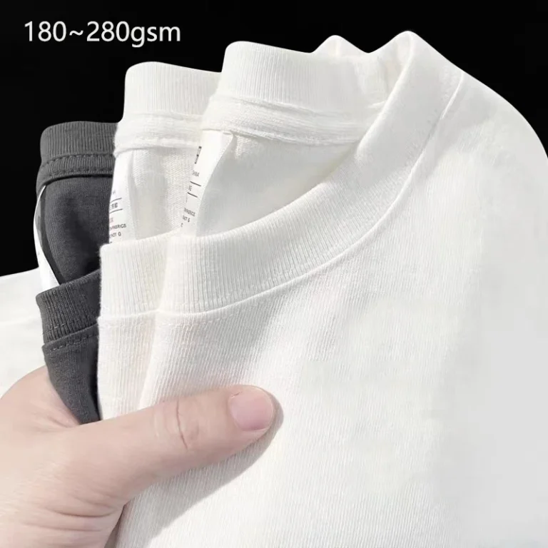 Custom-t-Shirts-Your-Own-Brand-Heavy-Cotton-t-Shirt-Unisex-Regular-Fit-Blank-Printed-logo-180-200-Gsm-220-240-280-High-Quality