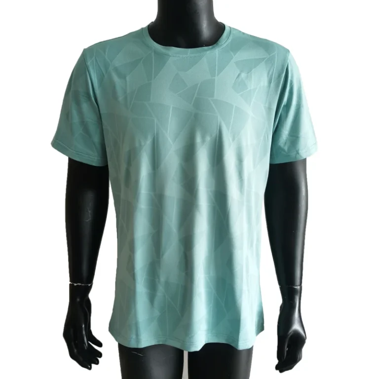 Customizable-100-Polyester-T-Shirt-for-Men-Quick-Dry-Loose-Fit-Blank-Running-Wear-Solid-Pattern-Sustainable-Knitted-Fabric