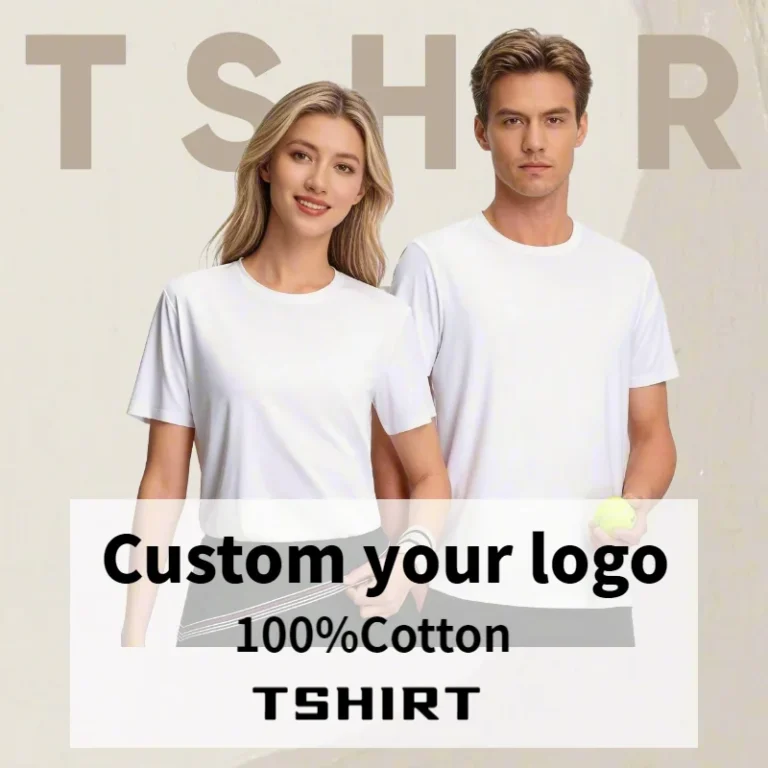 Customizable-Logo-T-Shirt-100-Cotton-Mens-T-Shirt-Comfortable-and-Breathable-Heat-Transfer-Printing-Tshirts-for-Men
