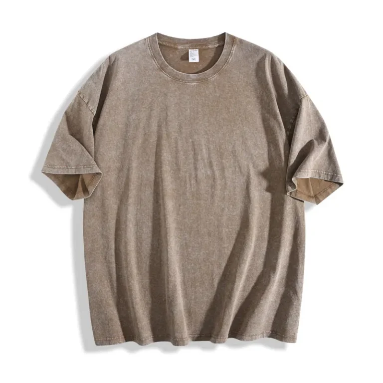 Customizable-Printed-100-Cotton-210gsm-Vintage-Short-Sleeved-T-shirts-Oversized-Mens-Acid-Wash-T-shirt