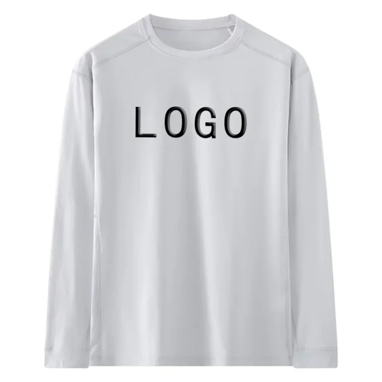 Customizable-Solid-Mens-Long-Sleeve-T-Shirt-for-Spring-Loose-Fit-Top-DIY-Your-Unique-Design