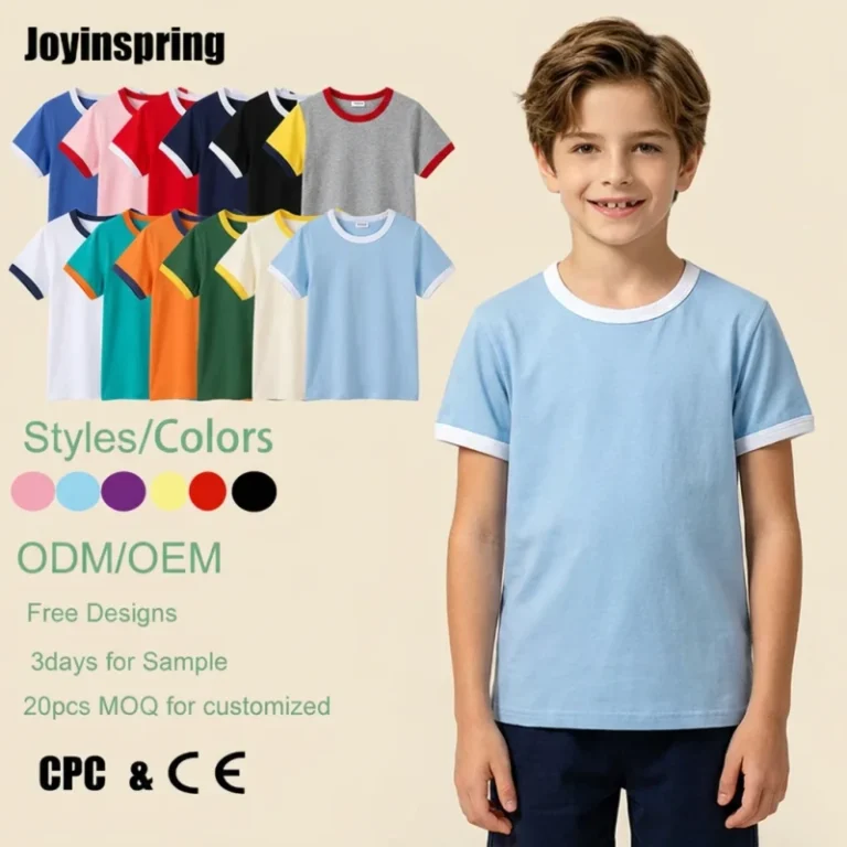 Customized-Cotton-Polyester-Casual-Kids-Children-t-Shirt-Short-Sleeve-Boy-Girl-Tshirt-for-3-20-Years-Top