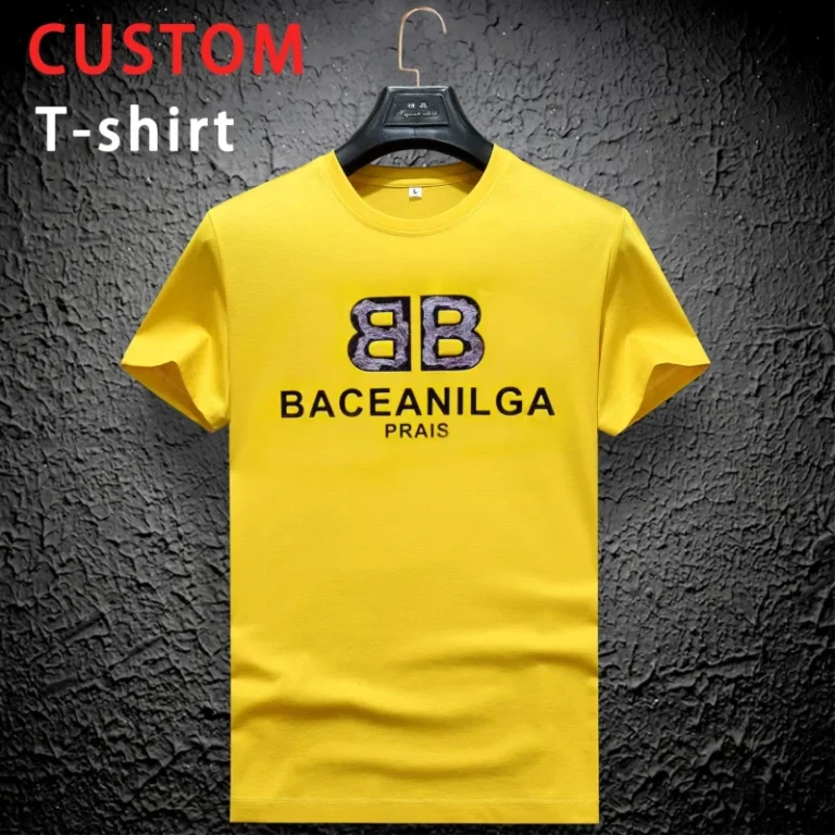 Customized-High-quality-Sports-T-shirts-Mens-High-quality-Comfortable-and-Fashionable-Short-Sleeves
