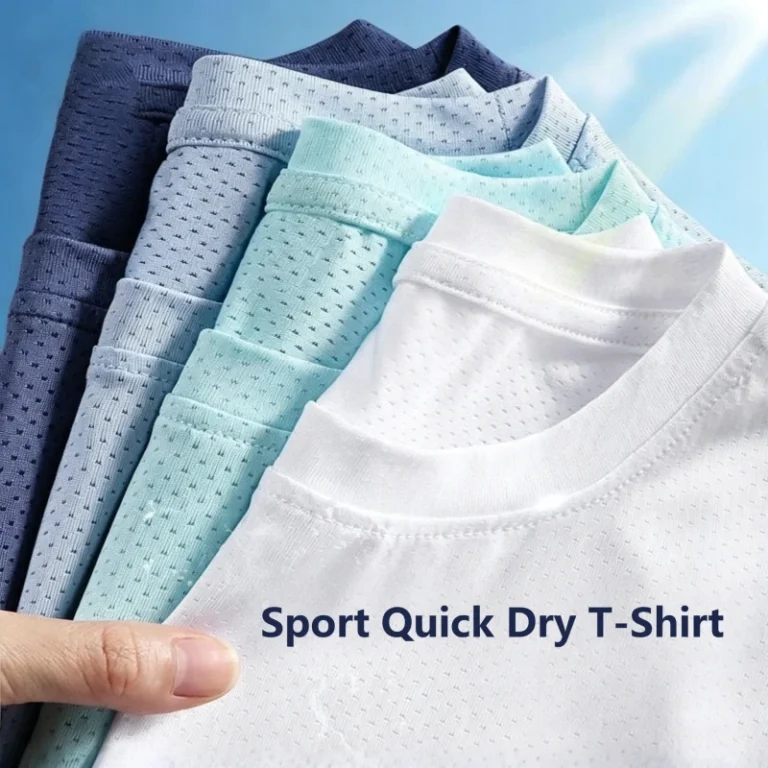 Customized-Logo-Design-Loose-Fit-Solid-Pattern-Casual-Fleece-Breathable-Polyester-Short-Sleeve-Gym-Running-Sports-T-shirt