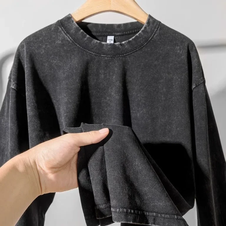 Customized-Long-sleeved-T-shirt-with-logo-Design-Oversized-Mens-T-shirt-with-Puff-Print-230g-Pure-Cotton-Long-sleeved-T-shirt