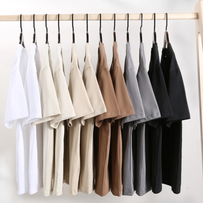 Customized-Loose-Unisex-Cotton-T-Shirt-High-Quality-260Gsm-Heavyweight-Eco-Friendly-Digital-Print-Drop-Shoulder