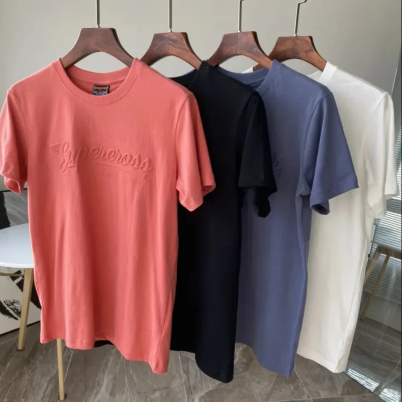 Customized-Mens-Hot-Selling-Breathable-Ice-Silk-Texture-Embossed-Shirt-Customized-logo-Polyester-High-quality-Embossed-T-shirt