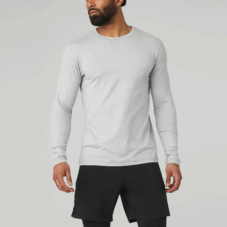 Customized-Mens-Performance-Jersey-Tshirt-Woven-Quick-Dry-Slim-Fit-Super-Soft-Long-Sleeve-Turtleneck-Casual-Style-180g-US-Size