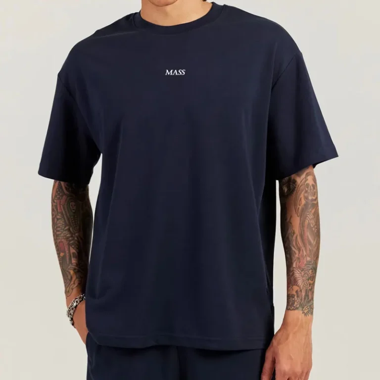 Customized-Oversized-T-Shirts-80-Cotton-20-Polyester-220gsm-Jersey-Silk-Screen-Printed-Solid-Casual