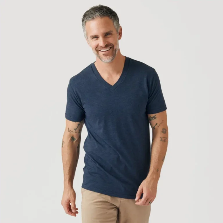 Customized-Premium-100-Cotton-Bamboo-Viscose-V-Neck-T-Shirt-Soft-Breathable-Eco-Friendly-Quick-Dry-Knitted-Fabric-Private-Tags
