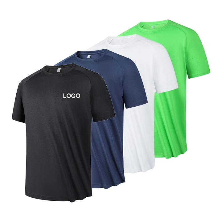 Customized-logo-Mens-Quick-Drying-T-Shirt-Sports-Performance-Tshirt-Round-Neck-Breathable-Sweat-Absorbing-T-shirt
