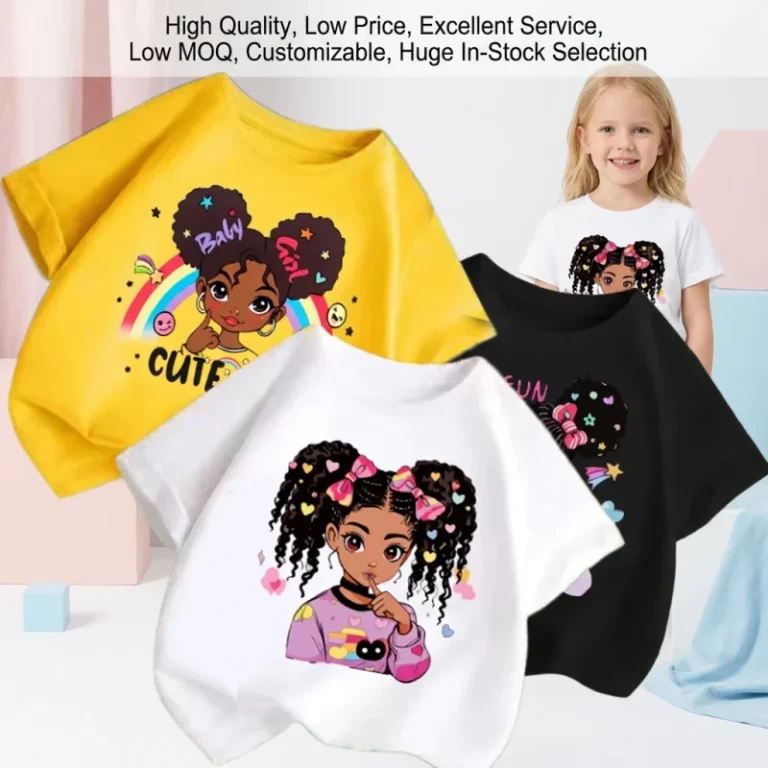 Cute-Girl-Print-Kids-T-shirt-Summer-Casual-Crew-Neck-Short-Sleeve-Tops-for-Girls-Childrens-Clothing