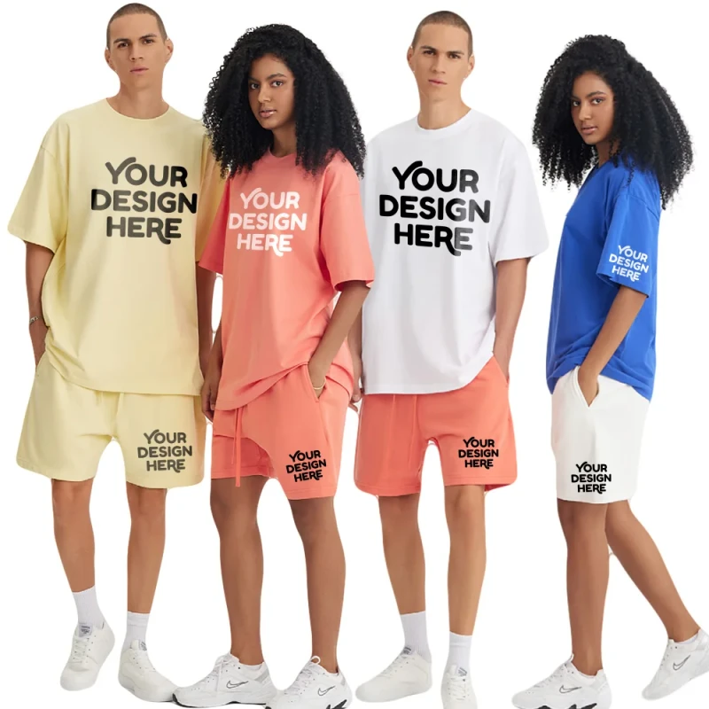 DFAKT030-245G-Heavy-Weight-100-Organic-Cotton-Ins-Style-Loose-USA-Fog-Natural-Color-Summer-Mens-T-Shirt-Custom-Print-Tee-Shirt
