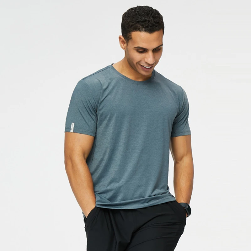 DTL-MB-438-Men-and-Womens-Short-sleeved-Sports-T-shirts-Quick-drying-Breathable-Running-High-stretch-Sports-Shirts