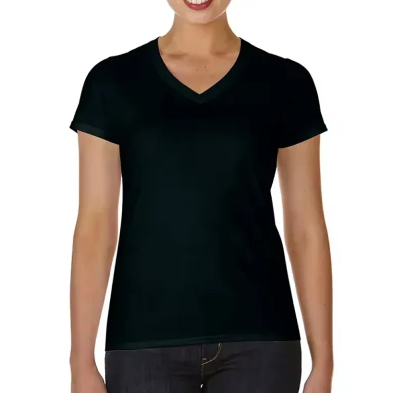 Daily-Leisure-V-Neck-Women-Cotton-T-Shirt-Available-in-Multiple-Colors-Regular-Fit-Casual-Tshirts