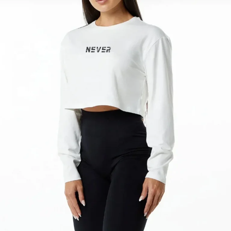 Drop-Shoulder-Crop-Top-T-Shirt-Long-Sleeve-Sports-T-Shirts-for-Women