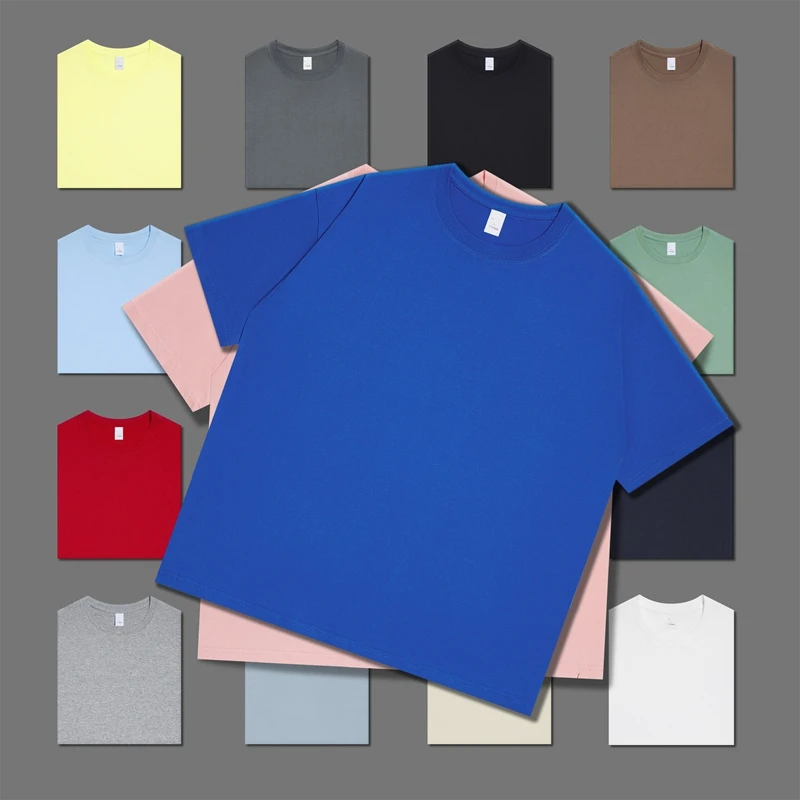 Drop-Shoulder-Men-T-Shirts-High-Quality-Custom-Logo-T-Shirt-Factory-Oversized-Fashion-Blank-100-Cotton-for-Men-Summer