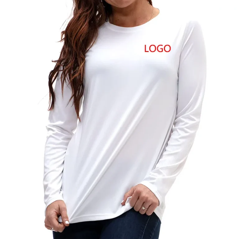 Dtf-Heat-Transfer-Custom-T-shirt-Printing-Blank-T-shirt-with-Logo-Plain-T-shirt-Women-Long-Sleeve-T-shirts-to-Sublimate