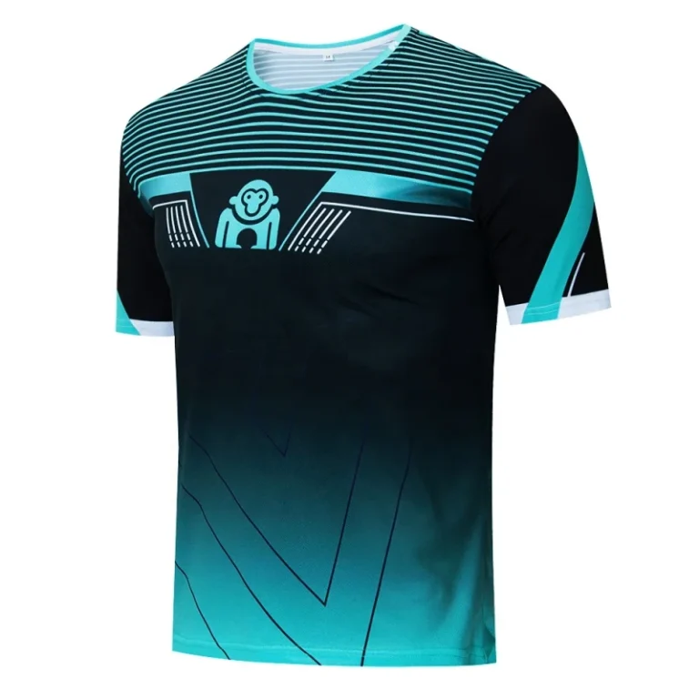 Dye-Sublimated-Running-T-shirt-Quick-Dry-Shirt