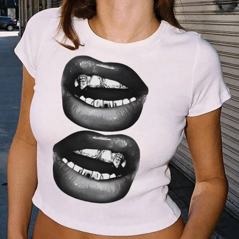 Europe-America-Summer-Sexy-Sweet-Spicy-Printed-Personalized-Dark-Y2K-Womens-T-shirts