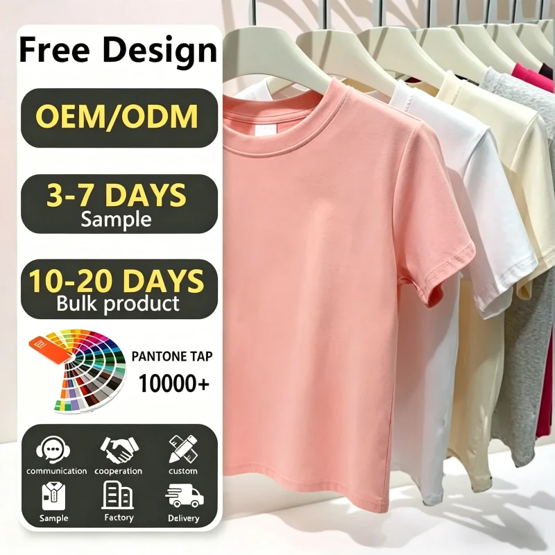 European-American-Womens-Summer-Pullover-Top-Cross-Border-Casual-Milk-Silk-Short-Sleeve-Thin-Neck-Navel-T-shirt-Spice-Girl