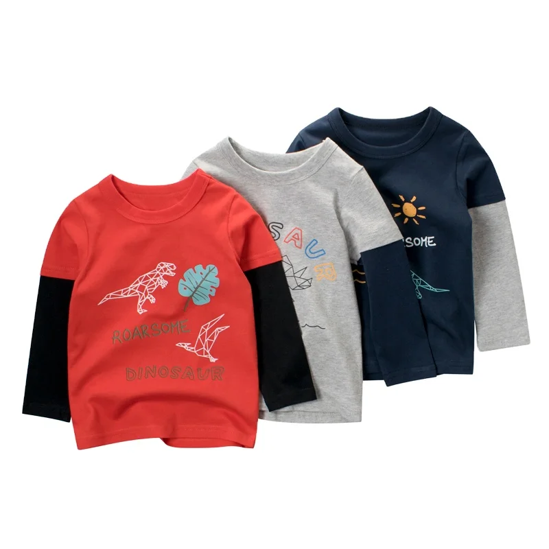 European-Autumn-Cartoon-Creative-Kids-Clothing-Soft-Comfortable-Baby-Boy-Long-T-Shirt