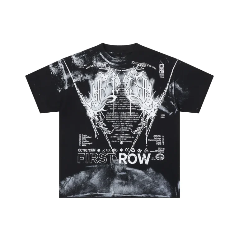 FIRST-ROW-Fashion-New-Product-High-Quality-Retro-Mens-Diamond-T-shirt-Clothing-1