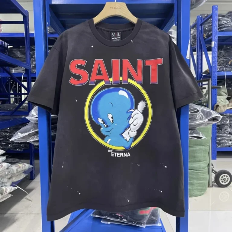 Factory-Casual-Cotton-Saint-Men-T-shirt-Blue-Letter-Print-Custom-Streetwear-High-Quality-Oversized-Tshirt-For