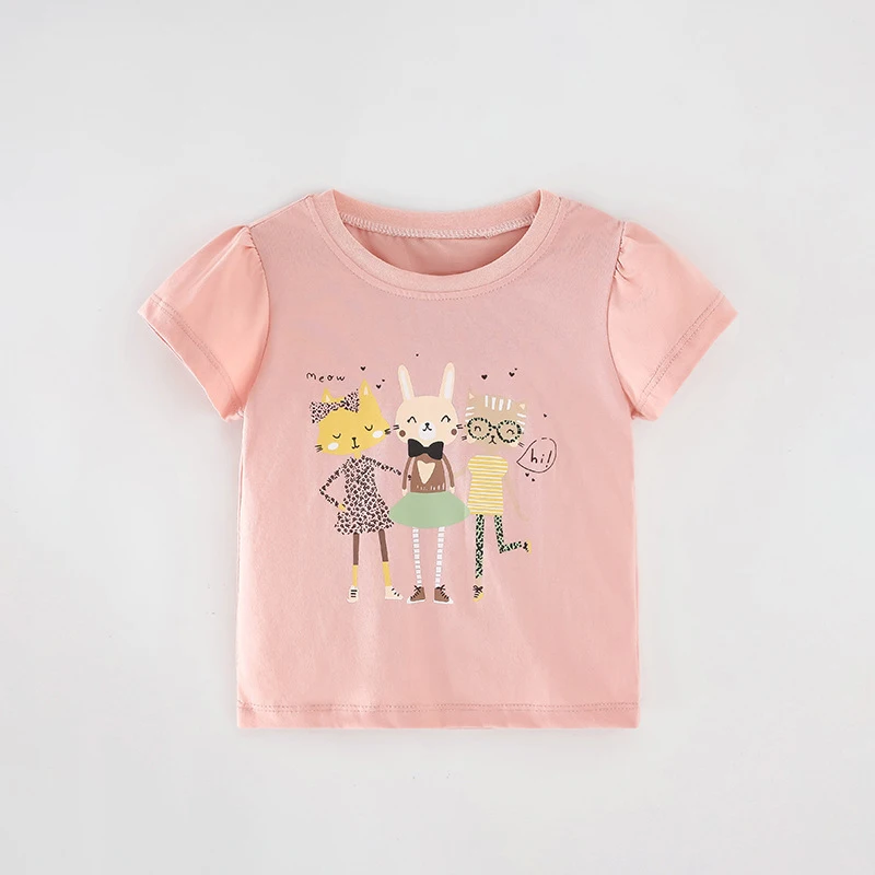 Factory-Children-Tshirt-Custom-Logo-Shirt-Girl-100Cotton-Child-90-140cm-Short-Sleeve-Kids-Tops-Own-Casual-Cute-Shirts