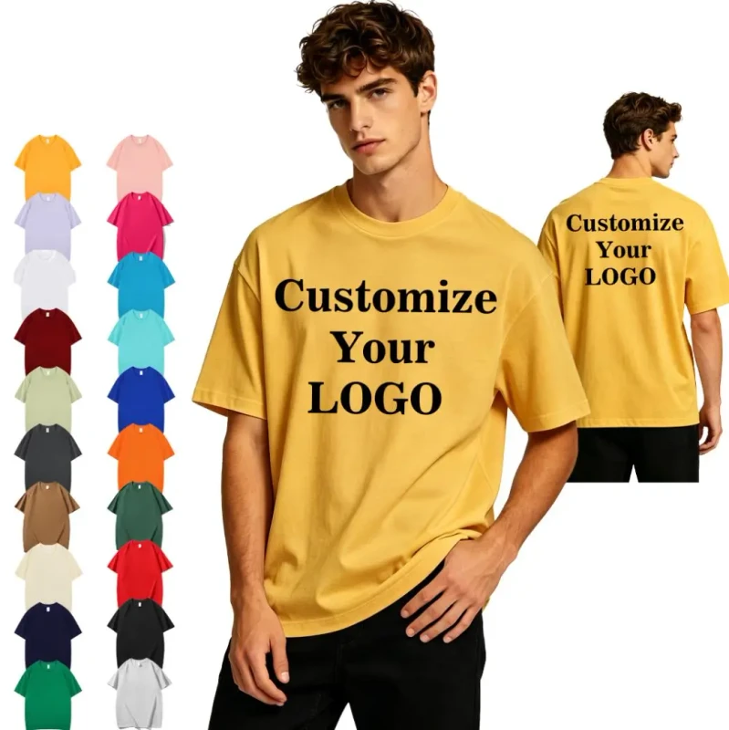 Factory-Custom-Heat-Transfer-T-Shirt-100-Cotton-Custom-Logo-Graphic-Unisex-Crew-Neck-Tee-OEM-ODM-Low-MOQ-Fast-Sampling-1