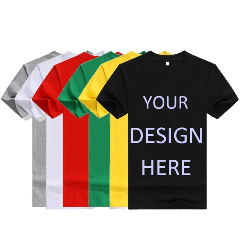 Factory-Custom-Polyester-Cotton-Men-Tshirt-Solid-Blank-Tee-Unisex-Fit-t-Shirt