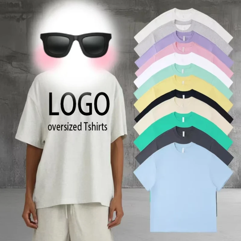 Factory-Direct-Eco-Friendly-T-shirt-Organic-Cotton-Oversized-Blank-Mens-T-shirt-Eco-friendly-Custom-250GSM-Solid-T-shirt-D117