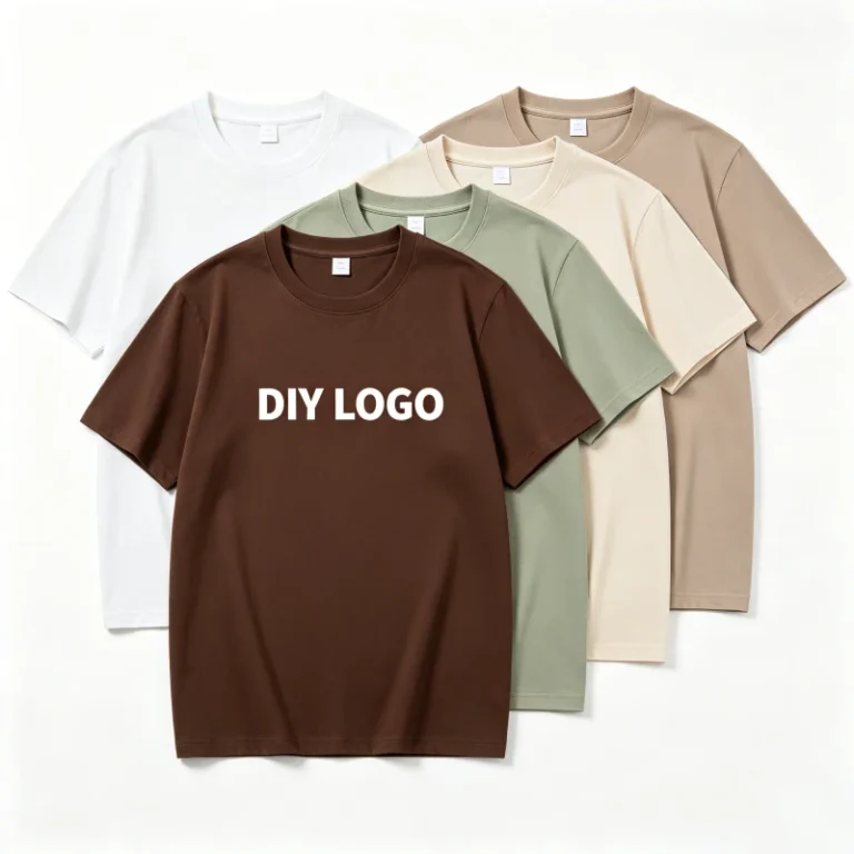Factory-Direct-Mens-Crew-Neck-Combed-Cotton-Solid-Color-T-Shirt-Relaxed-Fit-Street-Style-OEM-Flock-Printing-Breathable-1