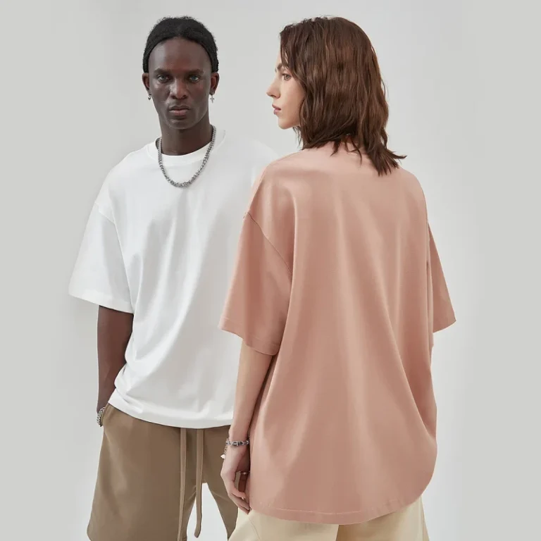 Factory-New-Pure-Cotton-Spring-Womens-Loose-Breathable-Oversize-DTG-T-shirt-305g-Fabric-Weight-1