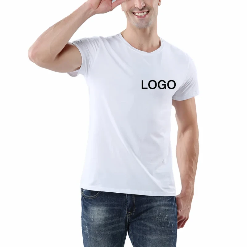 Factory-OEM-ODM-65Polyester-35Cotton-Mens-Regular-Fit-Tee-Shirt-Custom-Design-Casual-Blank-Plain-Custom-Screen-Print-T-shirt-1