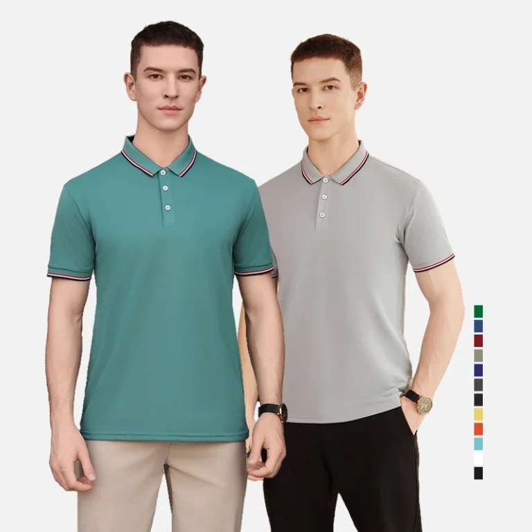 Factory-Price-Custom-Embroidery-Logo-Print-Soft-Breathable-Fashion-Mens-Ice-Silk-Polo-Activity-T-Shirts