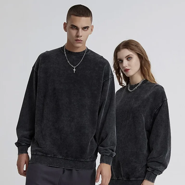 Factory-Price-Long-Sleeve-T-Shirt-Acid-Wash-Oversized-T-Shirt-Heavyweight-Long-Sleeve-T-Shirts