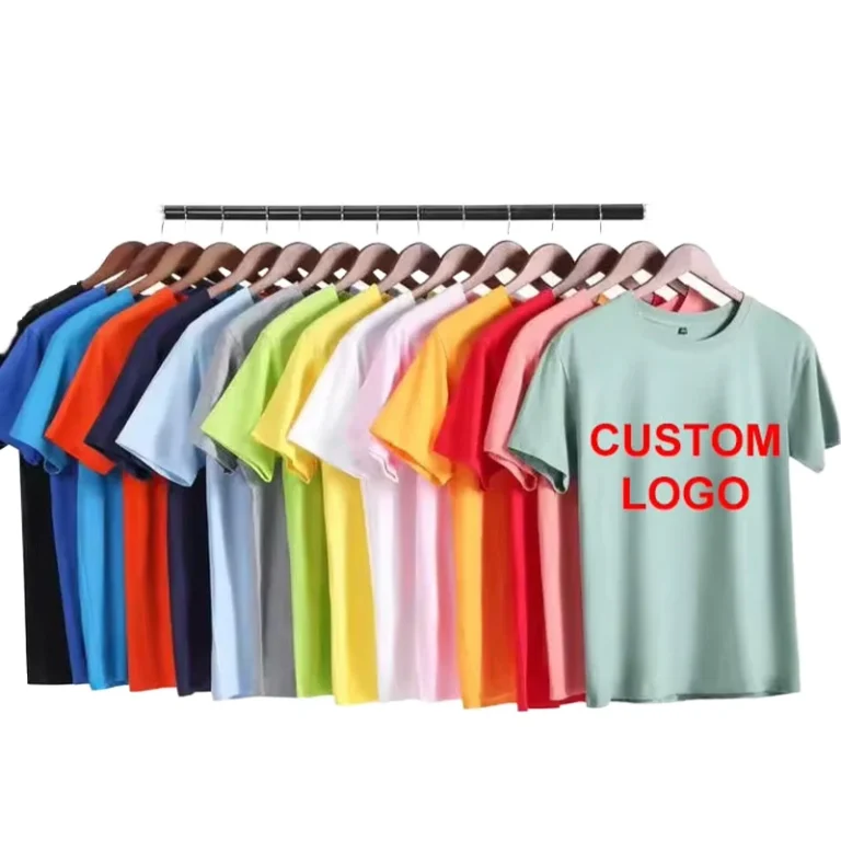 Factory-Supply-Womens-T-shirt-100-Cotton-Heavyweight-Breathable-Eco-Friendly-200GSM-Knitted-Custom-Unisex-Basic-Tee