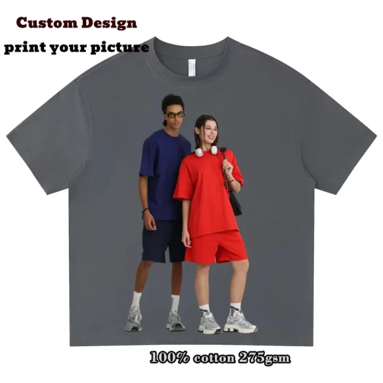Fashion-Design-100-Cotton-Mens-T-shirt-275gsm-Short-Sleeves-Crop-Top-Puff-Printing-High-Quality-Anti-shrink
