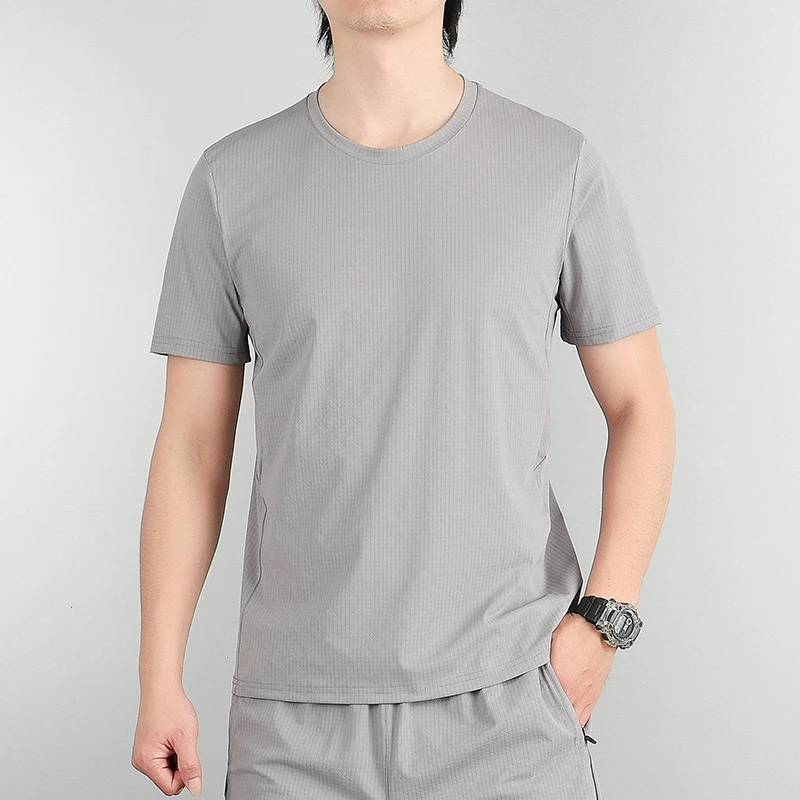 Fashion-Design-Branded-Mens-Summer-Lightweight-Breathable-Quick-Dry-Short-Sleeve-Striped-Athletic-Sports-T-Shirts-Custom-Logo