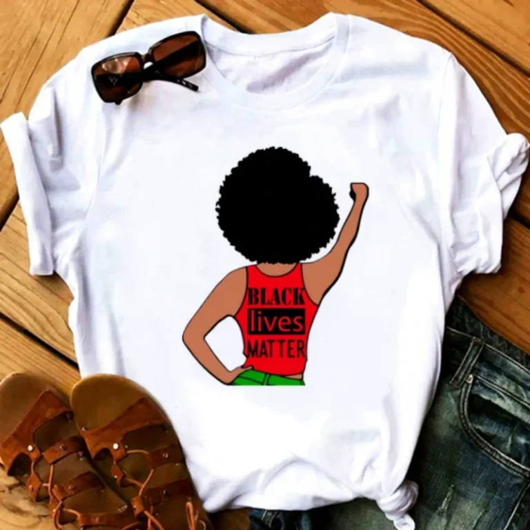 Fashion-Print-T-shirt-Kawaii-Melanin-T-Shirt-Women-Funny-Black-African-Curly-Hair-Girl-Graphic-Tees-Aesthetic-Tshirt-Female