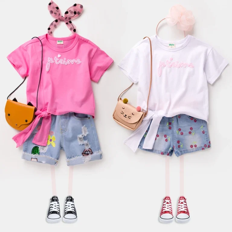 Fashion-T-Shirt-Girls-Long-Tail-Elongated-Tie-up-T-Shirt-From-China-Supplier