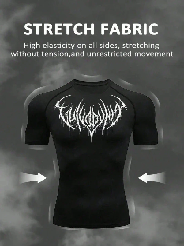 Fashion-Trend-OEM-Printed-Design-Summer-Lightweight-Compression-Short-Sleeve-T-Shirt-Mens-Quick-Dry-Athletic-Running-Sports-Top