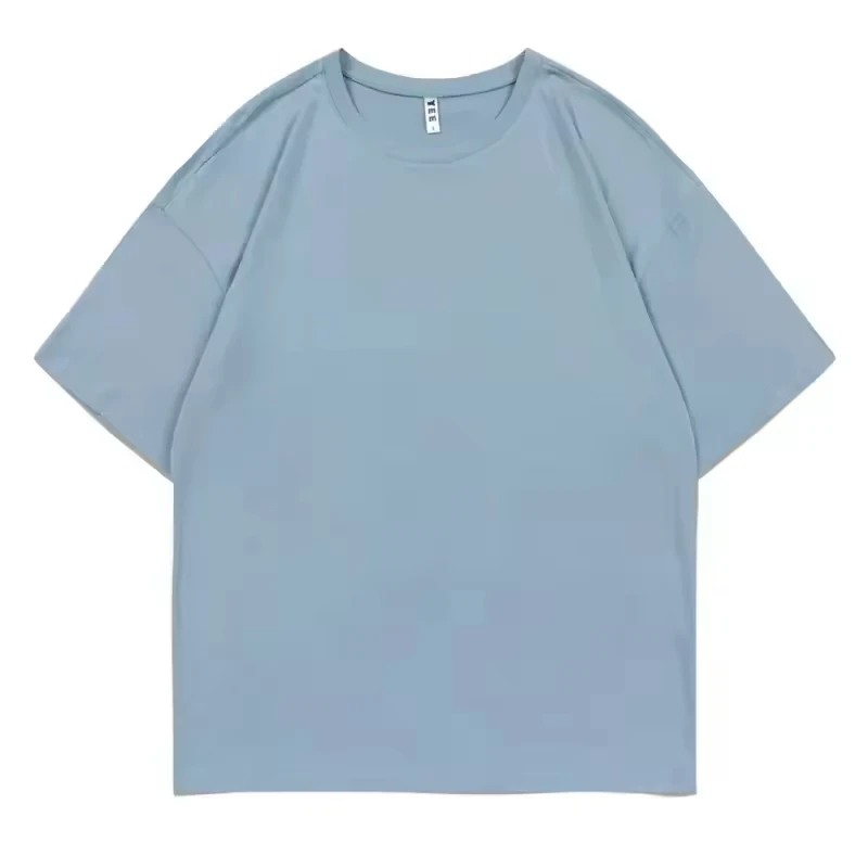 First-Class-Quality-100-Cotton-Custom-Logo-Mens-Printed-T-Shirt-with-Plain-Regular-Fit-220g-Knitted-Casual-Fabric