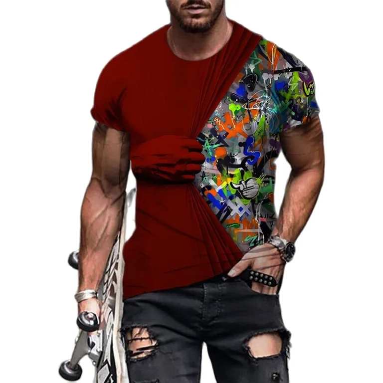 Fitspi-3D-Print-Shirts-Men-Graphic-Tees-T-Shirts-3D-Printed-T-Shirt-Short-Sleeve-Streetwear-Vintage-Casual