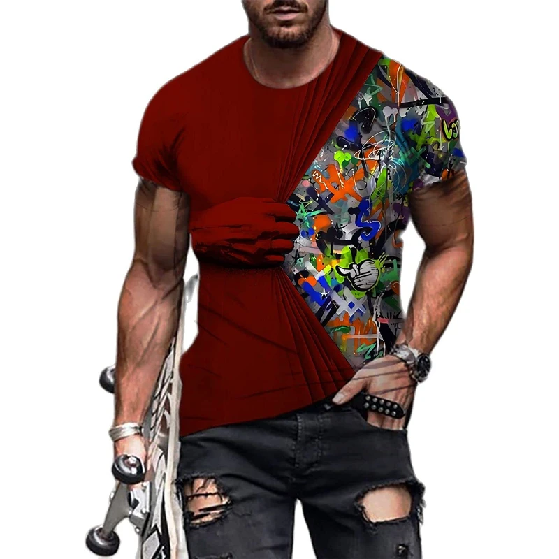 Fitspi-3D-Print-Shirts-Men-Graphic-Tees-T-Shirts-3D-Printed-T-Shirt-Short-Sleeve-Streetwear-Vintage-Casual