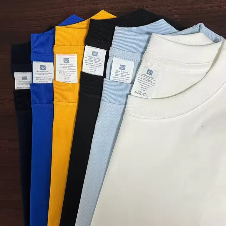 Free-Samples-ODM-Custom-logo-Oversized-T-shirt-100-Cotton-Silk-Screen-Mens-T-shirt-230-GSM-Comfortable-Soft-T-shirt