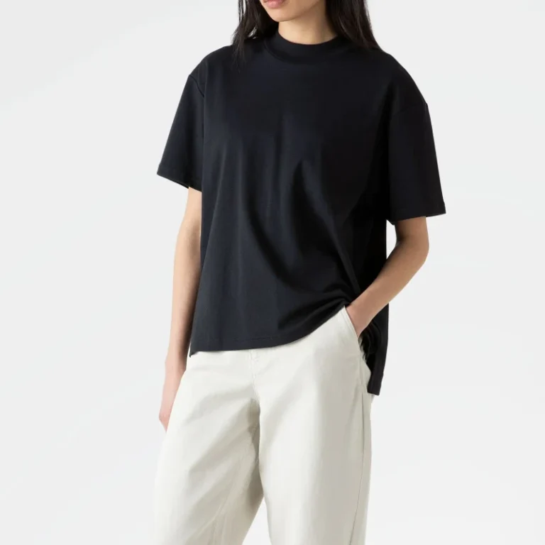 Full-Cotton-Oversize-Little-Drop-Shoulder-Womens-T-shirts-Anti-pilling-Short-Sleeve-Summer-Daily-Wear-Oversized-Tshirt-for-Men