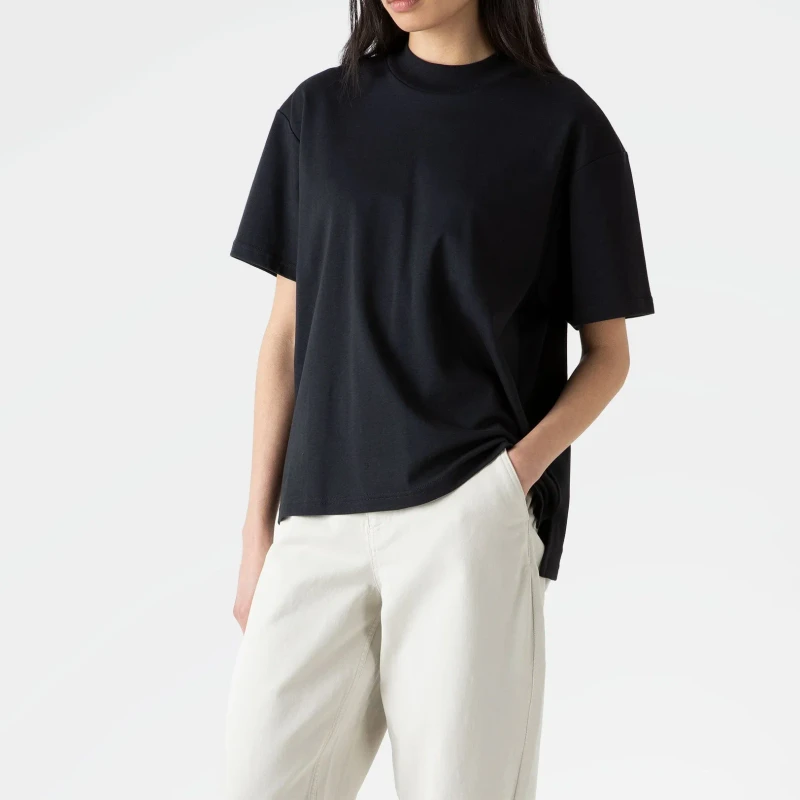 Full-Cotton-Oversize-Little-Drop-Shoulder-Womens-T-shirts-Anti-pilling-Short-Sleeve-Summer-Daily-Wear-Oversized-Tshirt-for-Men
